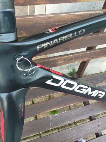 Gebrauchtes Pinarello Dogma F8 Frameset 2019 Frameset 2019 Road & Gravel, Rot — Bild 3 von 10