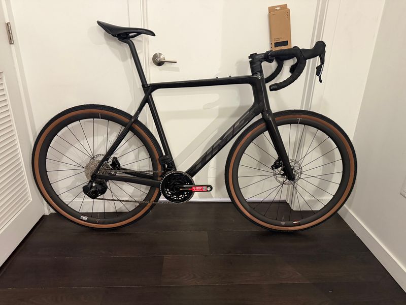Used Time ADHX 45, New Carbon Wheelset, New E1 Force Levers 2025 Road & Gravel