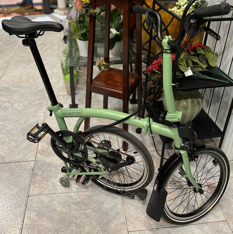 Gebrauchtes Brompton C Line Explore - 6 Speed 2024 2024 Urban, Grün — Bild 3 von 3