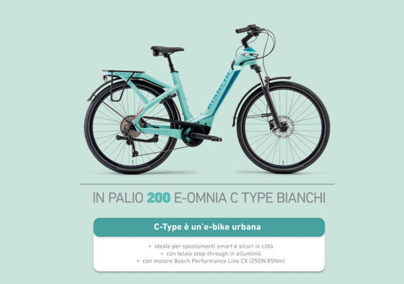 Used Bianchi E-OMNIA CTYPE NEX BOSCH 625 2025 Urban & Touring