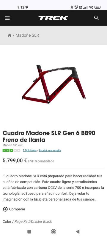Tweedehands Trek Madone Shimano Dura Ace 2020 Road & Gravel — afbeelding 8 van 16