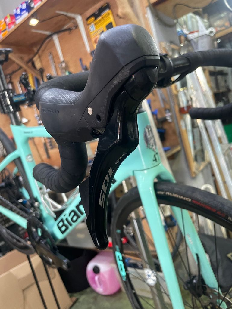 Gebrauchtes Bianchi Sprint 105 2025 Road & Gravel, Grün — Bild 8 von 16