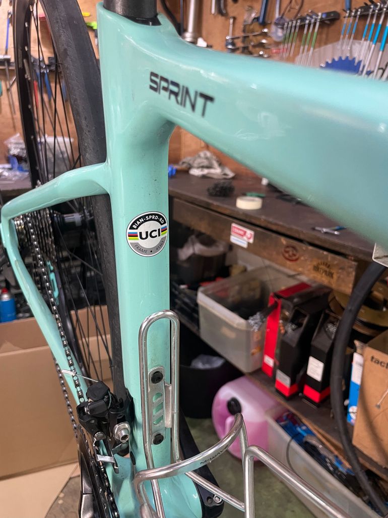 Gebrauchtes Bianchi Sprint 105 2025 Road & Gravel, Grün — Bild 12 von 16