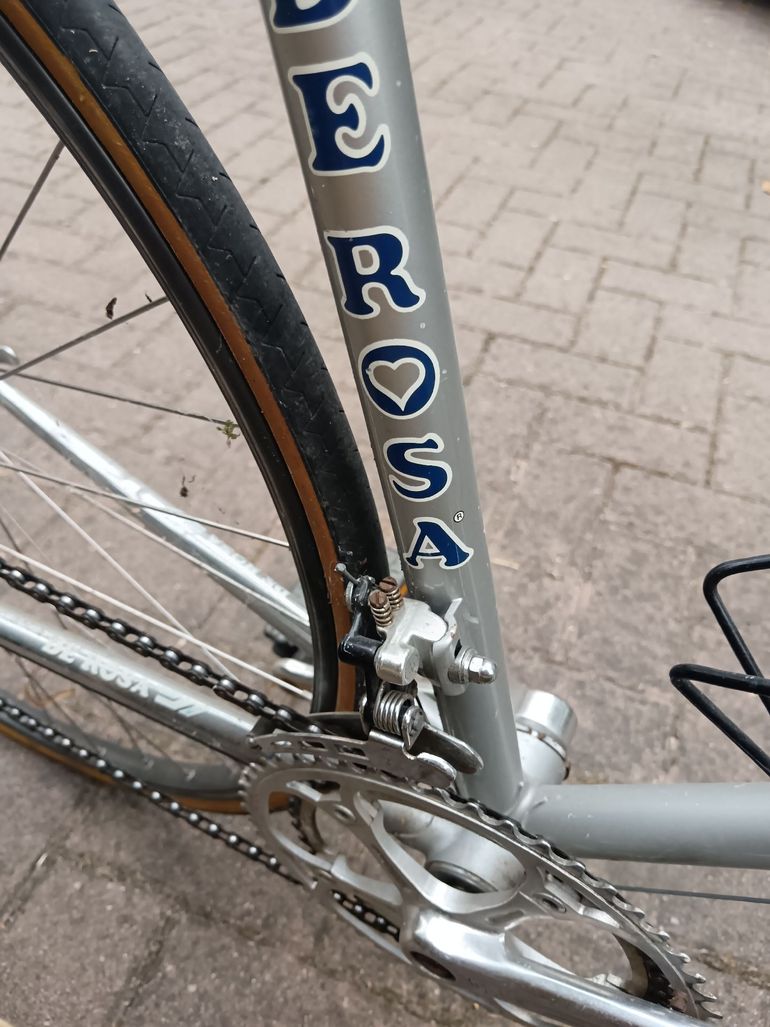 Used De Rosa SLX Other 1988 Road & Gravel, Light Gray — image 5 of 10