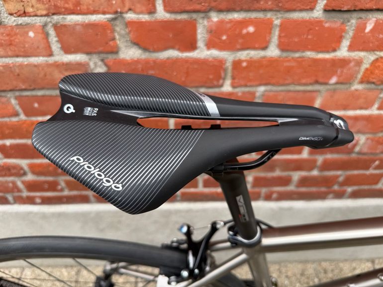 Van Nicholas NEW! Van Nicholas Boreas Titanium/Shimano 105 2x11/Vision Team 35/SLR/Size XS 2023 Road & Gravel usato, Grigio chiaro — immagine 9 di 17