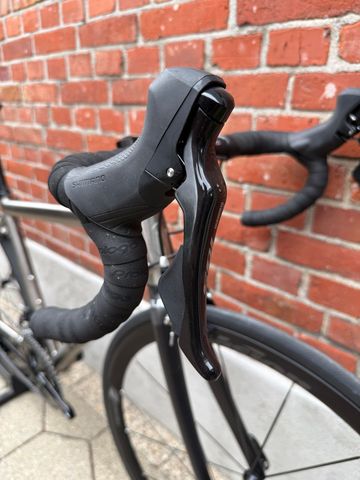Van Nicholas NEW! Van Nicholas Boreas Titanium/Shimano 105 2x11/Vision Team 35/SLR/Size XS 2023 Road & Gravel usato, Grigio chiaro — immagine 5 di 17