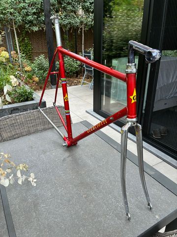 Used Guerciotti Custom Frameset 1982 Road & Gravel, Red — image 2 of 10