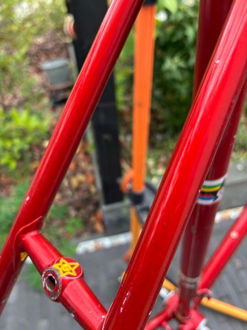 Used Guerciotti Custom Frameset 1982 Road & Gravel, Red — image 6 of 10