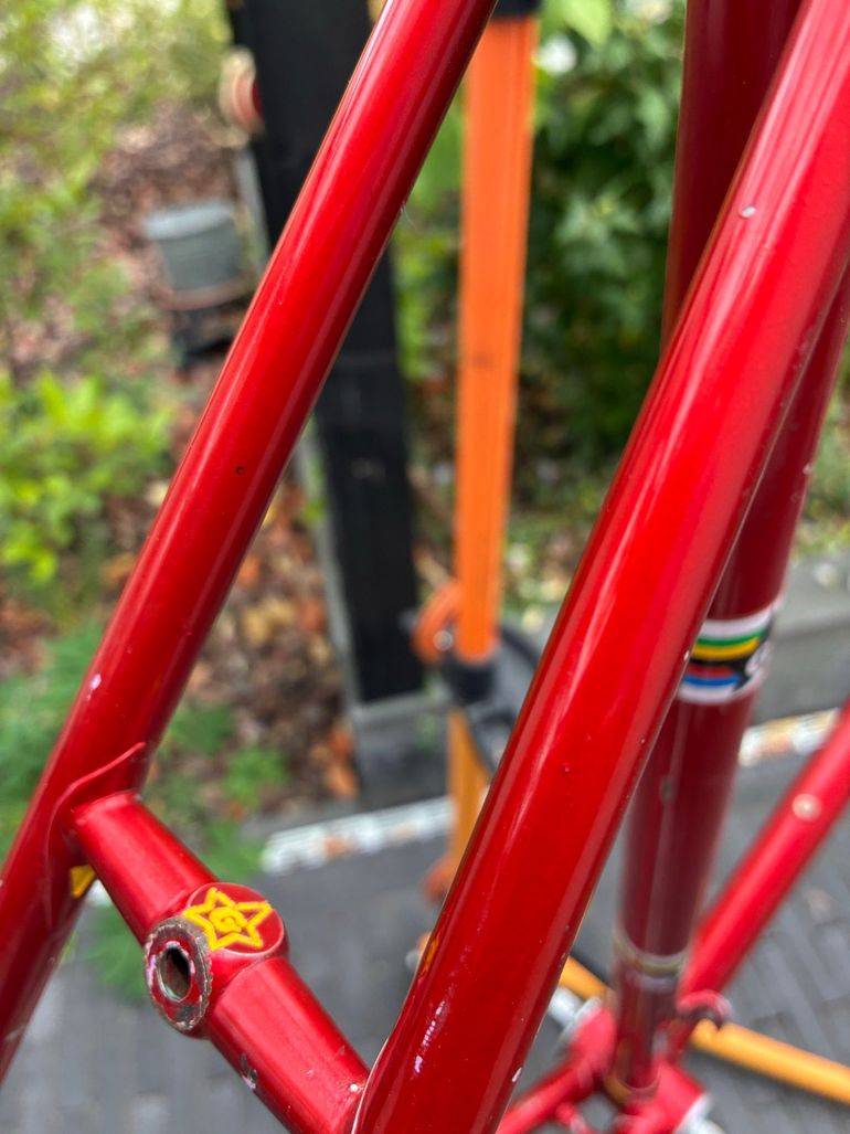 Used Guerciotti Custom Frameset 1982 Road & Gravel, Red — image 6 of 10