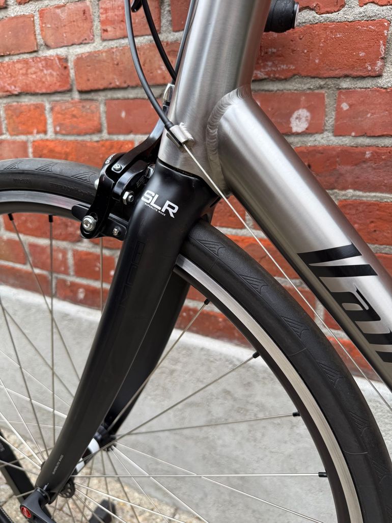 Van Nicholas NEW! Van Nicholas Boreas Titanium/Shimano 105 2x11/DT-Swiss R460/SLR crb/Size XL 2023 Road & Gravel usato, Grigio chiaro — immagine 15 di 17