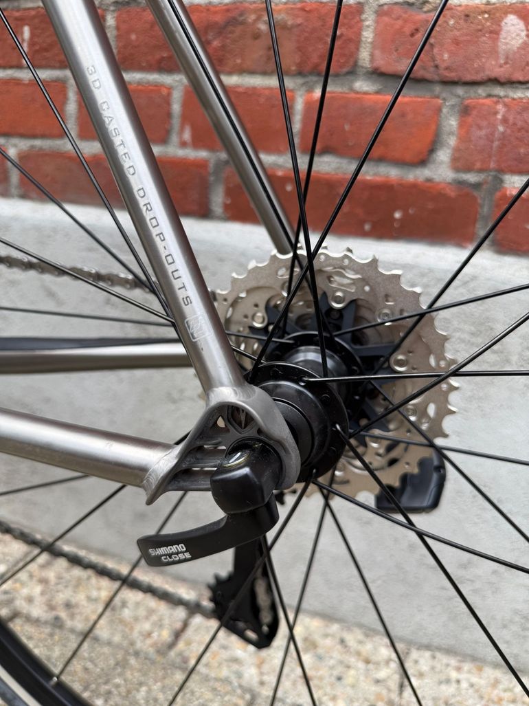 Used Van Nicholas NEW! Van Nicholas Boreas Titanium/Shimano Ultegra Di2 - 2x12/Gr.L 2023 Road & Gravel, Light Gray — image 16 of 16