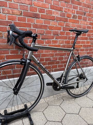 Used Van Nicholas NEW! Van Nicholas Boreas Titanium/Shimano Ultegra Di2 - 2x12/Gr.L 2023 Road & Gravel, Light Gray — image 12 of 16
