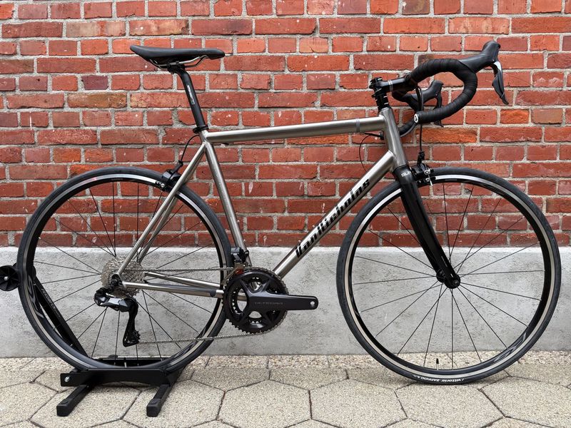Used Van Nicholas NEW! Van Nicholas Boreas Titanium/Shimano Ultegra Di2 - 2x12/Gr.L 2023 Road & Gravel