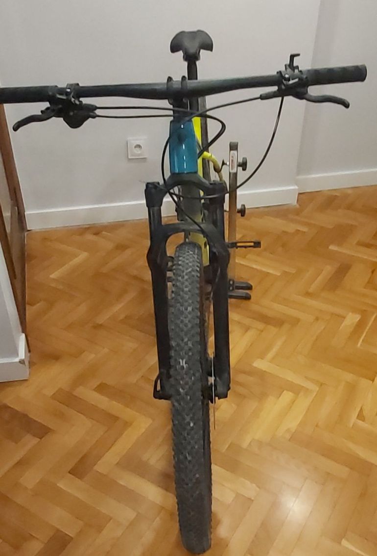 Trek X-Caliber 9 2021 2021 Mountainbike usato, Blu — immagine 2 di 4