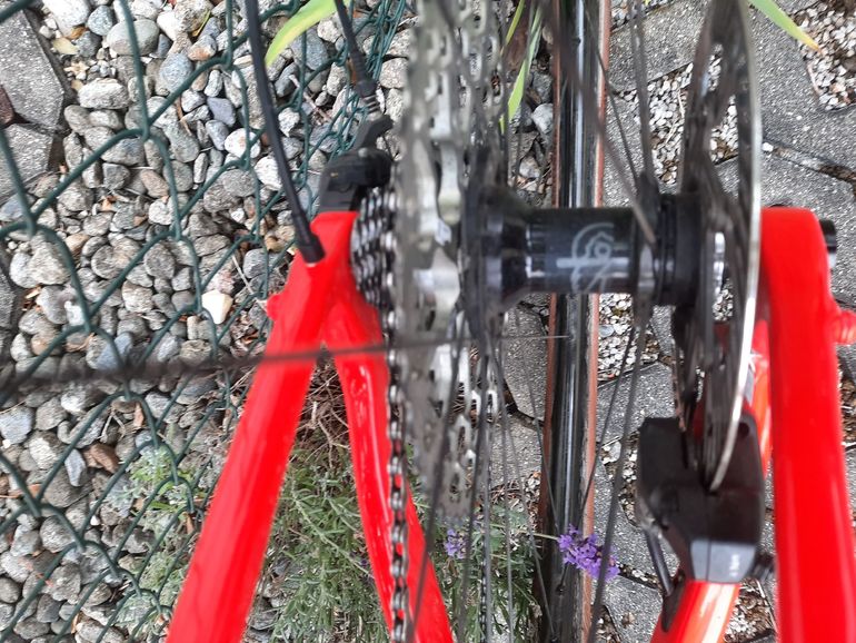 Alan Custom Campagnolo Ekar 2022 Road & Gravel usato, Rosso — immagine 5 di 22