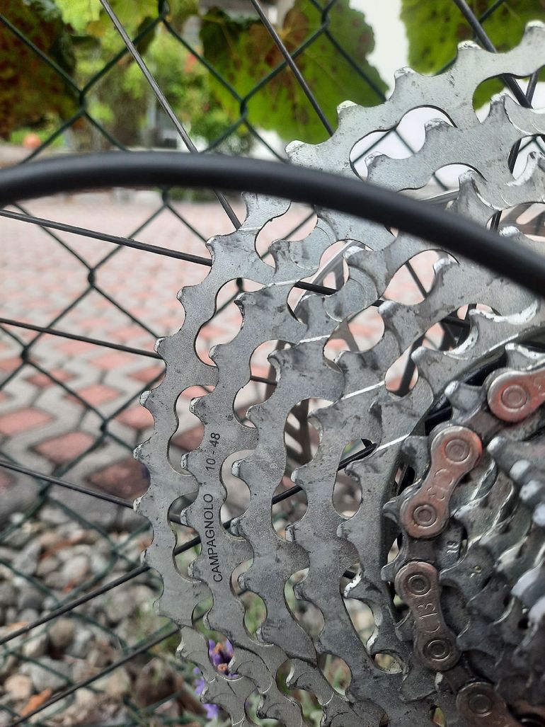 Alan Custom Campagnolo Ekar 2022 Road & Gravel usato, Rosso — immagine 16 di 22