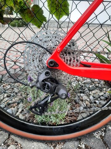 Alan Custom Campagnolo Ekar 2022 Road & Gravel usato, Rosso — immagine 3 di 22