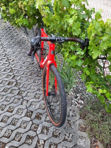 Alan Custom Campagnolo Ekar 2022 Road & Gravel usato, Rosso — immagine 22 di 22