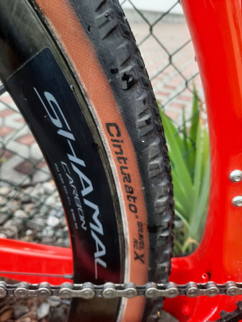 Alan Custom Campagnolo Ekar 2022 Road & Gravel usato, Rosso — immagine 13 di 22