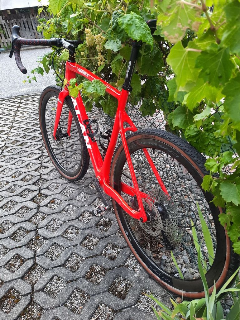 Alan Custom Campagnolo Ekar 2022 Road & Gravel usato, Rosso — immagine 6 di 22