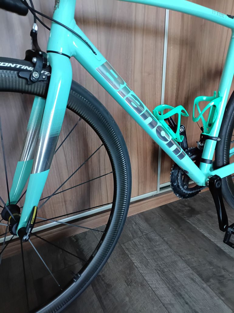 Bianchi Via Nirone 7 105 2021 2021 Road & Gravel usato, Blu — immagine 6 di 11