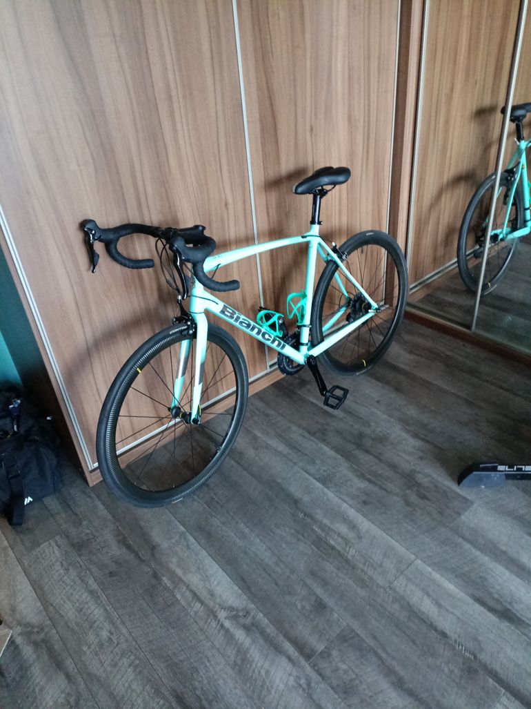 Bianchi Via Nirone 7 105 2021 2021 Road & Gravel usato, Blu — immagine 7 di 11