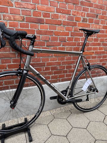 Used Van Nicholas NEW! Van Nicholas Boreas Titanium/Shimano 105 2x11/DT-Swiss R460/SLR/Size XXL 2023 Road & Gravel, Light Gray — image 12 of 17