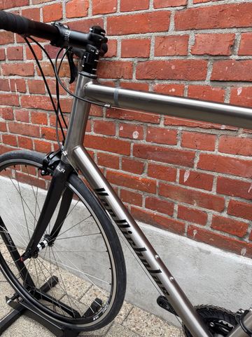 Used Van Nicholas NEW! Van Nicholas Boreas Titanium/Shimano 105 2x11/DT-Swiss R460/SLR/Size XXL 2023 Road & Gravel, Light Gray — image 14 of 17