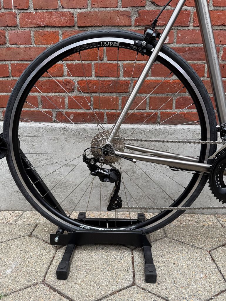 Used Van Nicholas NEW! Van Nicholas Boreas Titanium/Shimano 105 2x11/DT-Swiss R460/SLR/Size XXL 2023 Road & Gravel, Light Gray — image 2 of 17