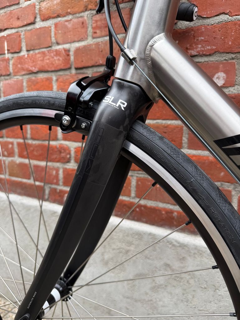 Used Van Nicholas NEW! Van Nicholas Boreas Titanium/Shimano 105 2x11/DT-Swiss R460/SLR/Size XXL 2023 Road & Gravel, Light Gray — image 15 of 17