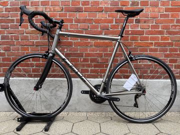 Used Van Nicholas NEW! Van Nicholas Boreas Titanium/Shimano 105 2x11/DT-Swiss R460/SLR/Size XXL 2023 Road & Gravel, Light Gray — image 11 of 17