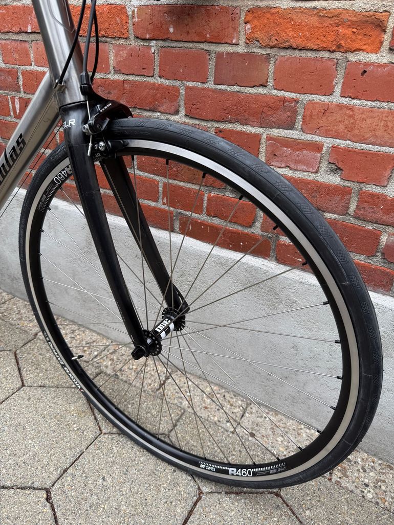 Used Van Nicholas NEW! Van Nicholas Boreas Titanium/Shimano 105 2x11/DT-Swiss R460/SLR/Size XXL 2023 Road & Gravel, Light Gray — image 4 of 17