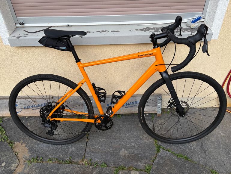 Used Cannondale Topstone 4 2023 2023 Road & Gravel, Orange — image 2 of 8
