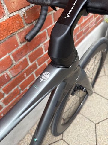 Used Bianchi NEW! Bianchi Oltre Comp/Roadbike/Shimano 105 Di2/Size 53/Velomann Carbon 2025 Road & Gravel, Light Gray — image 8 of 14