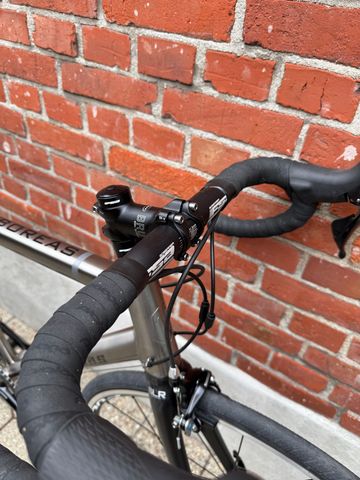 Used Van Nicholas NEW! Van Nicholas Boreas Titanium/Shimano 105 - 2x11/SLR/Fulcrum Racing/Size M 2023 Road & Gravel, Light Gray — image 7 of 17
