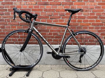 Used Van Nicholas NEW! Van Nicholas Boreas Titanium/Shimano 105 - 2x11/SLR/Fulcrum Racing/Size M 2023 Road & Gravel, Light Gray — image 11 of 17