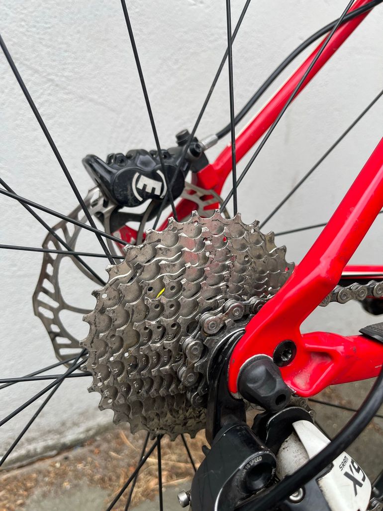 Specialized Stumpjumper Comp 29 2014 2014 Mountainbike de segunda mano, Rojo — imagen 6 de 8