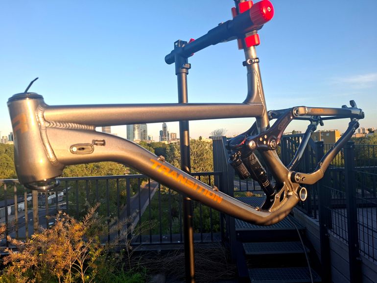 Used Transition Patrol Alloy Frameset 2020 Frameset 2020 Mountainbike, Light Gray, 27.5 — image 7 of 12