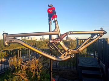 Used Transition Patrol Alloy Frameset 2020 Frameset 2020 Mountainbike, Light Gray, 27.5 — image 2 of 12