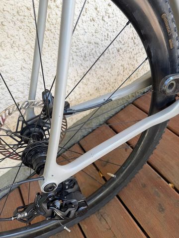 Used Open U.P. 2019 Frameset 2019 Road & Gravel, Light Gray — image 6 of 9