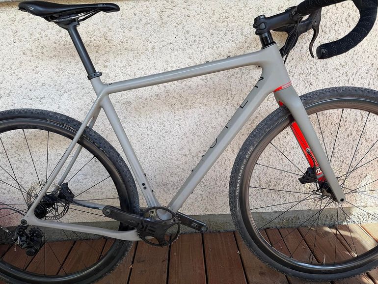Used Open U.P. 2019 Frameset 2019 Road & Gravel, Light Gray — image 2 of 9