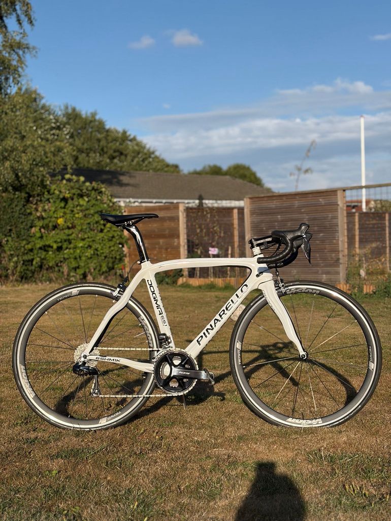 Used Pinarello Dogma Shimano Ultegra Di2 2012 Road & Gravel, White — image 1 of 9