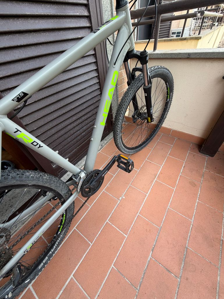 Used Head Troy 2021 Mountainbike, Light Gray — image 4 of 4