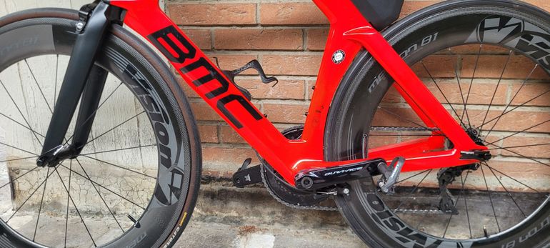 Used BMC Timemachine ONE 2023 2023 Road & Gravel, Red — image 2 of 10