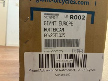 Brugt Giant Propel Advanced SL 0-DA 2027 Frameset 2027 Road & Gravel — billede 2 af 4