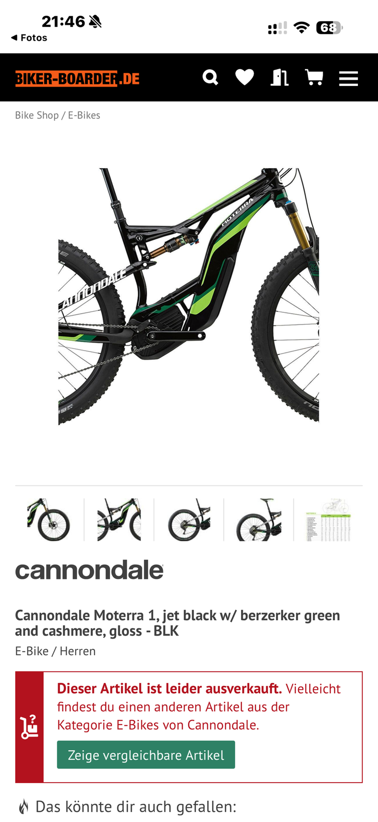 Brugt Cannondale Moterra 1 2018 2018 Mountainbike — billede 2 af 4
