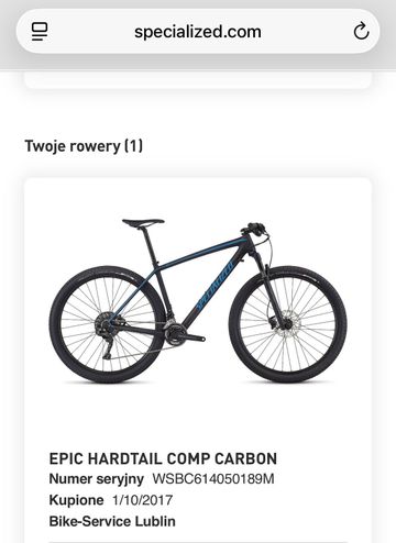Gebrauchtes Specialized Epic Hardtail Comp Carbon World Cup 2017 2017 Mountainbike, Schwarz, 29 — Bild 10 von 10