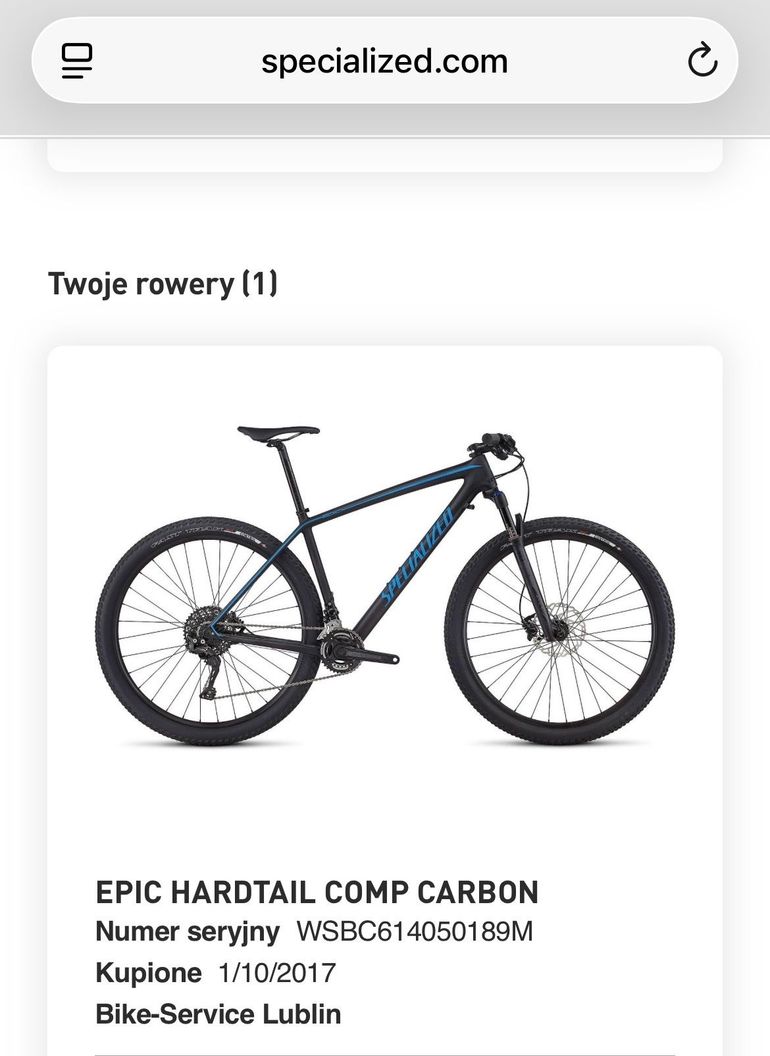 Gebrauchtes Specialized Epic Hardtail Comp Carbon World Cup 2017 2017 Mountainbike, Schwarz, 29 — Bild 10 von 10