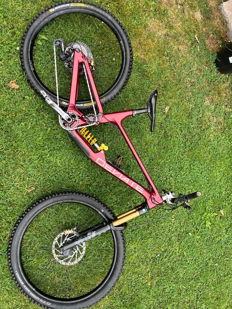Used Deviate CLAYMORE Shimano XTR 2023 Mountainbike, Red — image 6 of 7