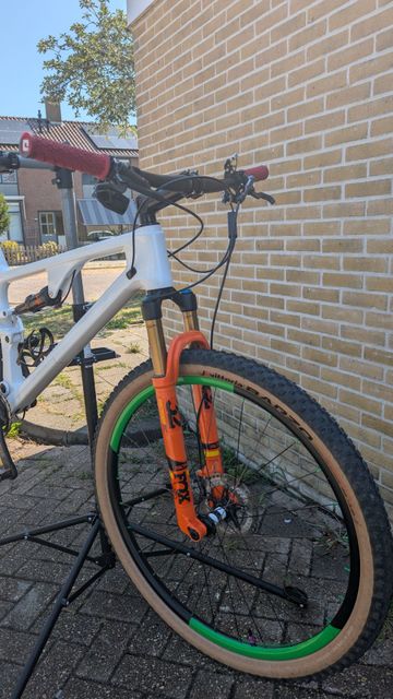 Used Vink Custom SRAM XX1 Eagle AXS 2021 Mountainbike, White — image 2 of 14
